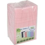 Dental Towels Rose 125 stuks;  Table Towel;  Nagel Styling; Pedicure