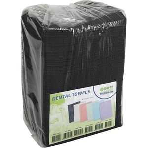 Dental Towels Zwart - Patiënten servetten - pak 125 stuks