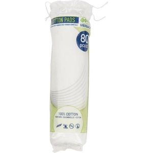 Merbach wattenschijfjes 80 stuks katoen