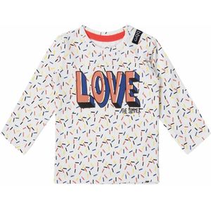 Beebielove - Longsleeve Heart - Crème - 95% Katoen 5% Elastaan