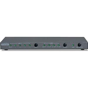 Marmitek Connect 621 UHD 2.0 - HDMI Switch 4K 60 Hz met Audio Extractor - 4 in 1 uit - HDMI Switch 4K - ARC - CEC - EDID - HDMI Schakelaar 4 poorts - 4 ingangen 1 uitgang