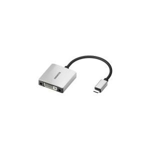 Marmitek - Connect - USB-C naar DVI Adapter - 15 cm - Aluminium Behuizing