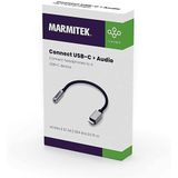Marmitek - Connect USB-C naar Audio Adapter - USB C - 3,5 mm aansluiting - Aluminium