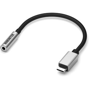 Marmitek Adapter USB type C naar Audio 3,5 mm jack female - USB Hub Zwart