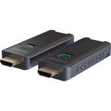 Marmitek Stream S1 Pro - Draadloze HDMI kabel - Stuur draadloos HDMI signaal door - Sluit een laptop draadloos aan op een beeldscherm/beamer - Draadloos presenteren - 1080p - Draadloos HDMI