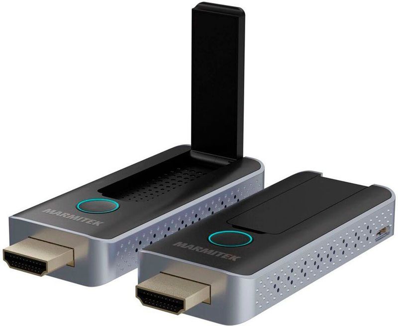 Marmitek - Stream S2 Pro - HDMI Draadloos Presentatie Systeem - Zwart - AirPlay & Miracast