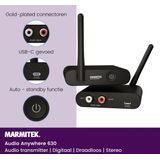 Marmitek Funk Audio Übertragung - Audio Anywhere 630 - Verbinden Sie Ihre Musik Quelle drahtlos mit Ihre Ihre Stereoanlage - Wireless Transmitter