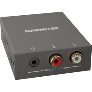 Marmitek CEC130 - HDMI Audio Extractor met volumeregeling - ARC - CEC - Audio adapter Chromecast - Actieve luidsprekers aansluiten