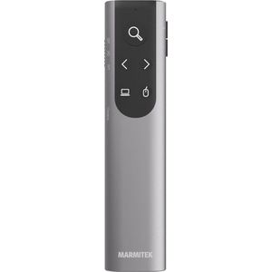 Marmitek WPR 400 - Draadloze presenter - Geavanceerde Presentatie klikker met Digitale Aanwijzer, Zoom en Air Mouse-Functie