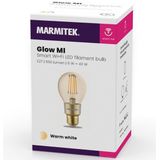 Marmitek - GLOW MI - Smart Wi-Fi LED Filament Lamp - Transparant - 650 Lumen - 6 W