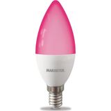 Marmitek Wifi Lamp E14 - Glow SO - Werkt met Google Home - LED lamp E27 - 16 miljoen kleuren + warm tot koud wit instelbaar - LED lamp - Gloeilamp