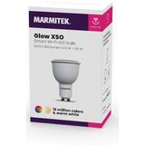 Marmitek Wifi Lamp GU10 - Glow XSO - Werkt met Google Home - LED lamp E27 - 16 miljoen kleuren + warm tot koud wit instelbaar - LED lamp - Gloeilamp