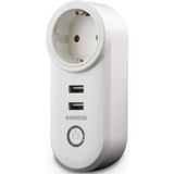 Marmitek - POWER SI - Smart Wi-Fi Power Plug - Wit - 15A - 2 USB