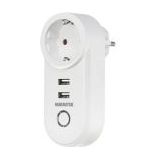 Marmitek - POWER SI - Smart Wi-Fi Power Plug - Wit - 15A - 2 USB