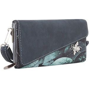 Hi-di-hi 'Pursue' - Portemonnee - Clutch - Schoudertasje - Blauw - Multifunctioneel - PR02