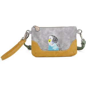 Compact telefoontasje - Grijs, 3 ritsen, vakken / De ideale schoudertas voor je Compact telefoontasje - Grijs, 3 ritsen, vakken / De ideale schoudertas voor je