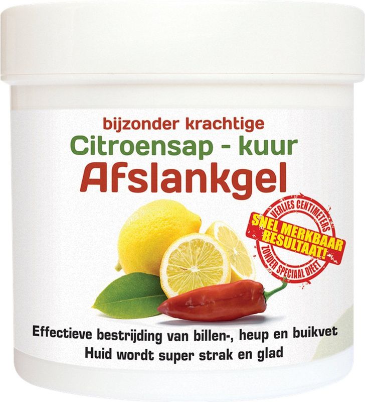 Natusor - Citroensap Afslankgel - 250 ml - Kleurloos - Huidverzorging