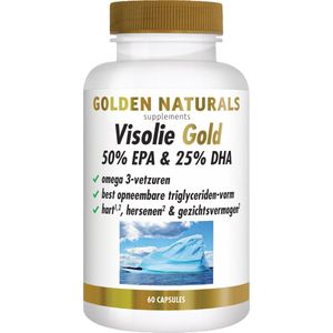 Golden Naturals - Visolie Gold - 60 Softgel Capsules - 50% EPA & 25% DHA