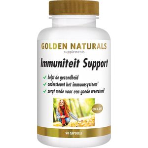 Golden Naturals Immuniteit Support 90 vegetarische capsules