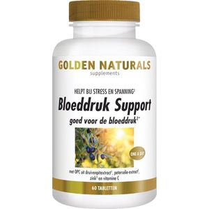 Golden Naturals Bloeddruk Support 60 veganistische tabletten