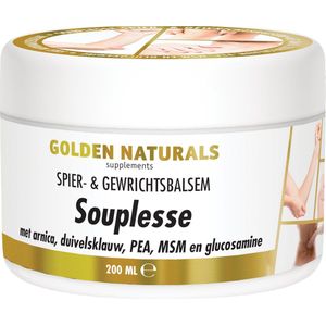 Golden Naturals Souplesse Spier- & Gewrichtsbalsem (200 milliliter)