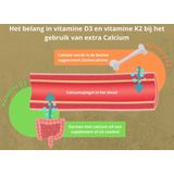 Vitamine K2 MK-7 200 mcg & D3 25 mcg - Supplement - 100 Capsules