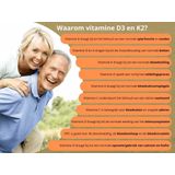 Vitamine K2 MK-7 200 mcg & D3 25 mcg - Supplement - 100 Capsules