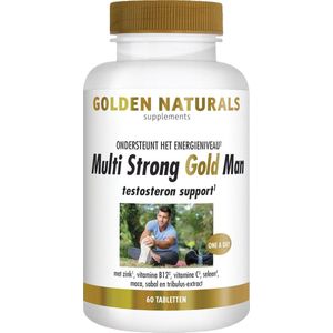 Golden Naturals Multi Strong Gold Man 60 vegetarische tabletten