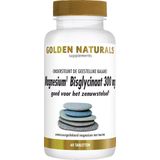 Golden Naturals Magnesium Bisglycinaat 300 mg 60 veganistische tabletten