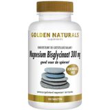 Golden Naturals Magnesium Bisglycinaat 300 mg 180 veganistische tabletten