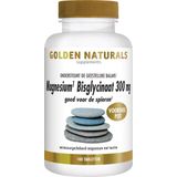 Magnesium Bisglycinaat 300 mg van Golden Naturals 180 vegan tabletten