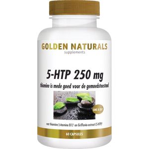 Golden Naturals 5-HTP 250 mg 60 veganistische capsules