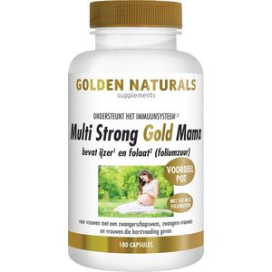 Golden Naturals Multi Strong Gold Mama 180 veganistische capsules