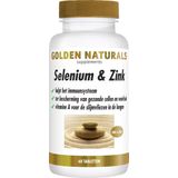 Golden Naturals Selenium & Zink 60 veganistische tabletten