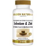 Golden Naturals Selenium & Zink 60 veganistische tabletten