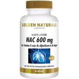 Golden Naturals - NAC 600 mg - 90 Veganistische Capsules