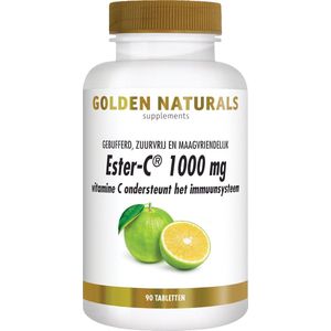 Golden Naturals Ester-C 1000 mg 90 veganistische tabletten