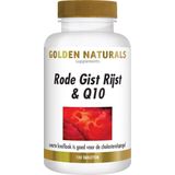 Golden Naturals - Rode Gist Rijst & Q10 - 120 Veganistische Tabletten