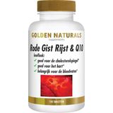 Golden Naturals - Rode Gist Rijst & Q10 - 120 Veganistische Tabletten