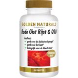 Golden Naturals - Rode Gist Rijst & Q10 - 360 Veganistische Tabletten