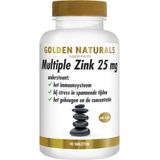 Golden Naturals Multiple Zink 25 mg 90 veganistische tabletten