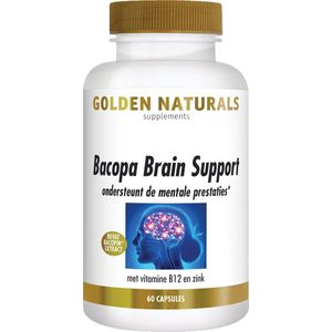 Golden Naturals Bacopa Brain Support 60 Capsules