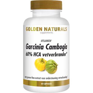 Golden Naturals Garcinia Cambogia 60% HCA vetverbrander (60 capsules)