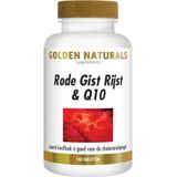 Golden Naturals Rode gist rijst & q10 240 veganistische tabletten