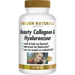 Collageen & Hyaluronzuur - Supplement - 120 Capsules - Biotine