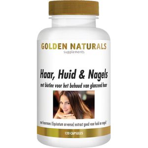 Golden Naturals Haar, Huid & Nagels 120 Vegetarische capsules