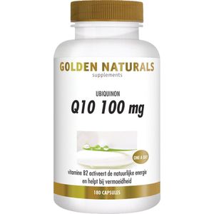 Golden Naturals Q10 100mg (180 veganistische capsules)