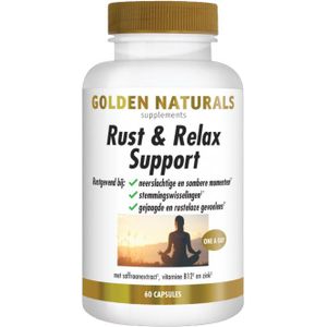 Golden Naturals Rust & Relax Support (60 veganistische capsules)
