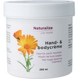 Naturalize - Hand- & Bodycrème - 200ml - Met Calendula - Voor Soepele Huid