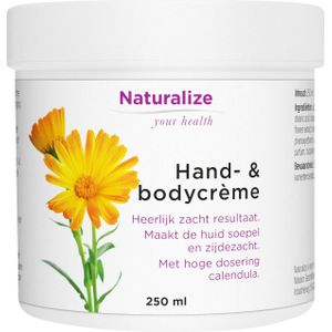 Naturalize Hand- & bodycrème (250 milliliter)